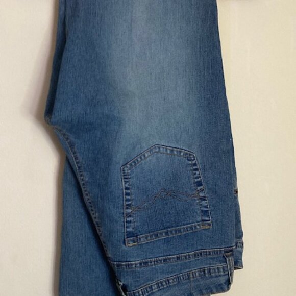 Riders by Lee Embroidered Floral Bootcut Jeans SZ 16M Rhinestone Y2K Western - Picture 11 of 13